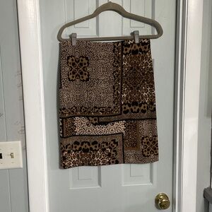 Joseph Ribkoff Animal Print Pencil Skirt